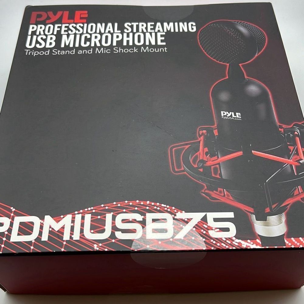 Pyle Professional USB Condenser Microphone Streaming, Podcasting, Studio, gaming